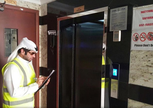 An inspection campaign on the security and safety of elevators